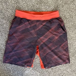 Lululemon Mens T.H.E. Linerless Short | Orange | M